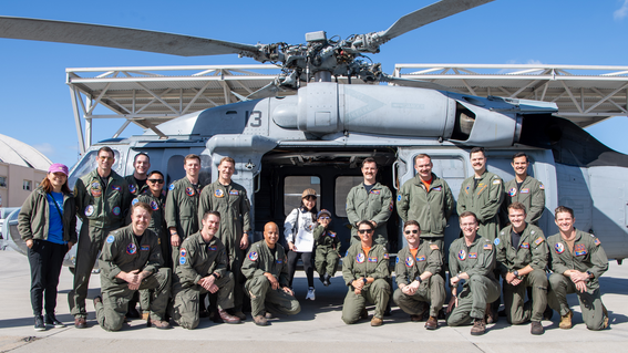 Ringo with HSC‑3 at Naval Air Station North Island