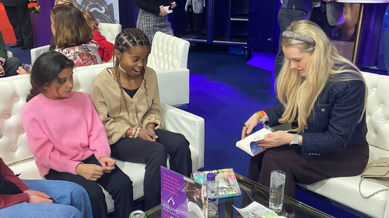 Suriha and This Esme meeting at the London International Horse Show