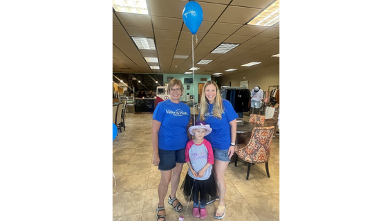 Tara, Dawn and wish kid Madelyn