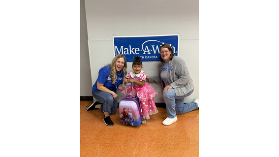 Tara and wish kid Kaisley