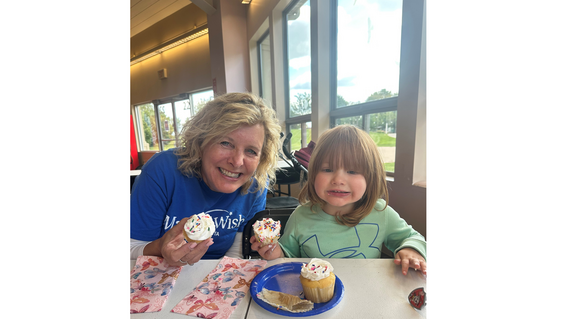 Wish kid Willa and her wish granter, Karen