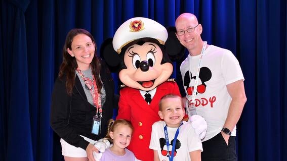 Mickey Mouse and Christopher's family