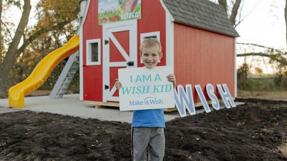 david - wish kid sign