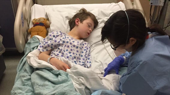 wish kid Ben during his medical journey - photo 2