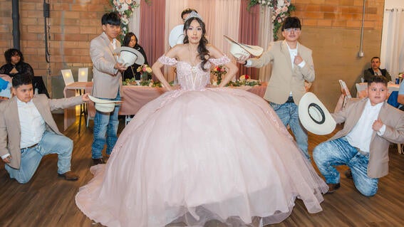 Yareli's wish for a quinceañera