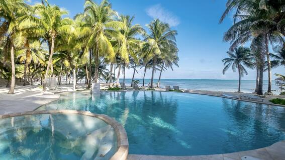 Pool overlooking the ocean