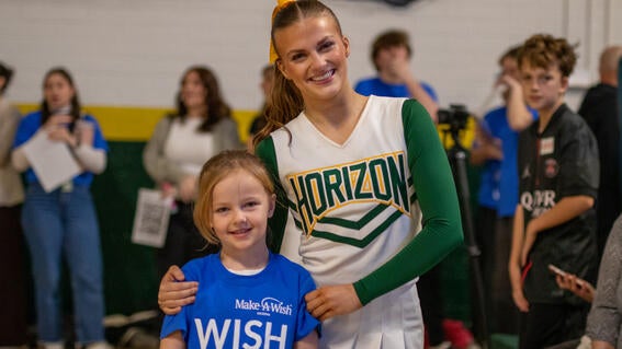 Wish Kid at Wish Week Celebration