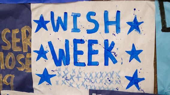 Wish Week Signage