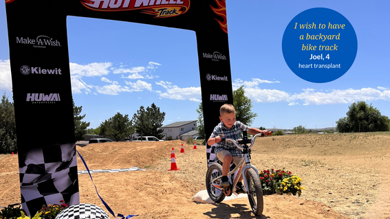 Joel I wish to have a bike track
