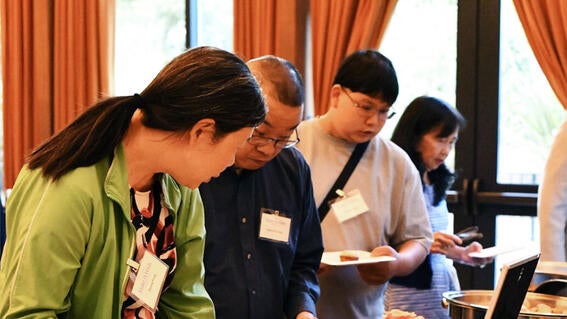 Guests enjoy mouth-watering refreshments at our Wish Insiders Summit: East Bay.
