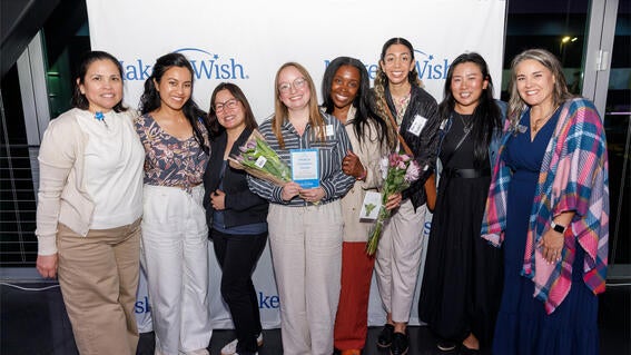 Group photo of the medical referral specialists for Make-A-Wish Greater Bay Area