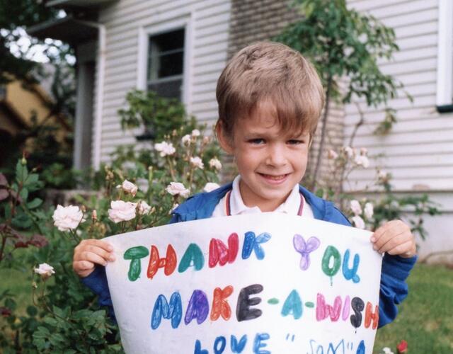 Sam, our first wish kid