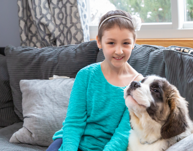Kaylee and puppy