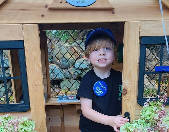 Sawyer in his play set