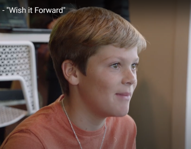 TJ Wishes It Forward