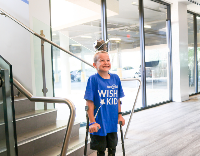 Christopher at the Wish House