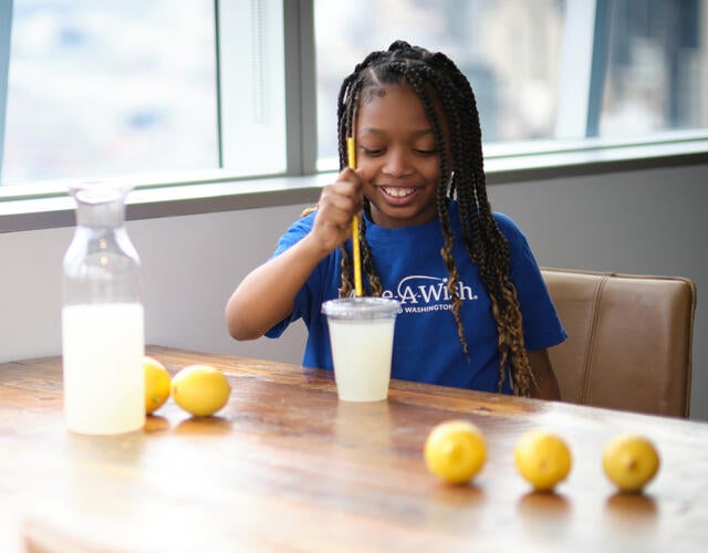 Wish Kid Promise with Lemonade