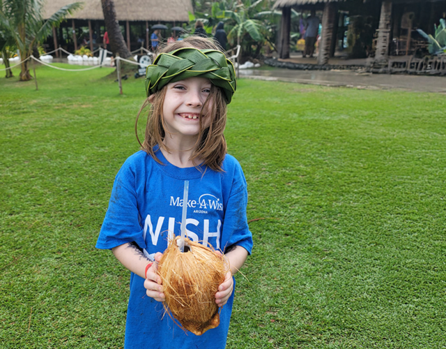 Auri wished to experience an island adventure.