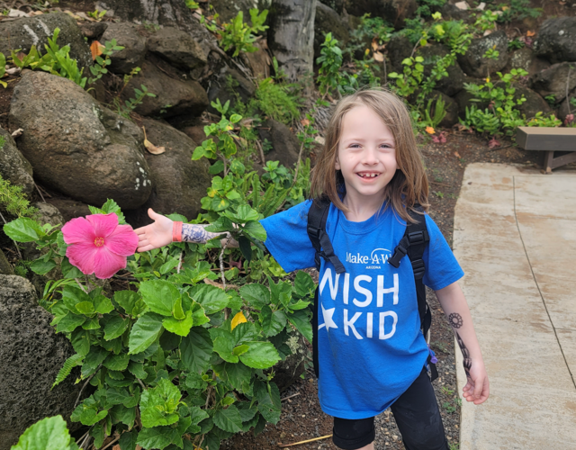 Auri wished to experience an island adventure.