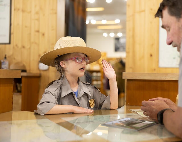 Sammy gets sworn in as a ranger