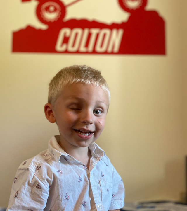Wish kid Colton