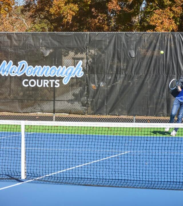 Chase, I wish to give tennis courts to my community, Playing Tennis