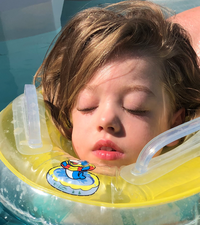 bennett in his swim spa