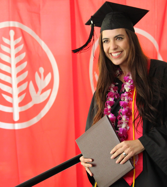 francesca at graduation