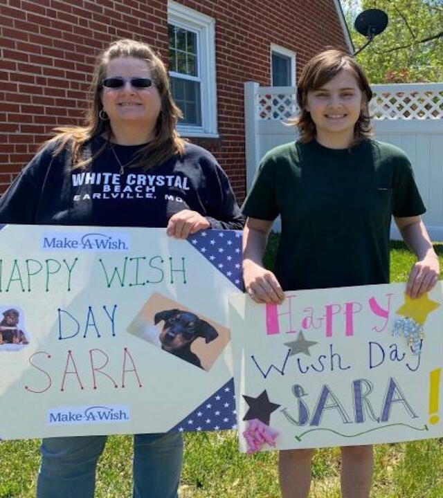 Wish kid Sara