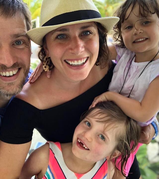 Wish kid Isla and Family