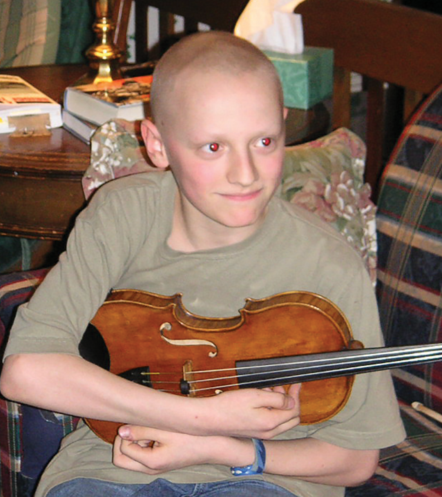 Jonathan's wish to have a violin comes true.