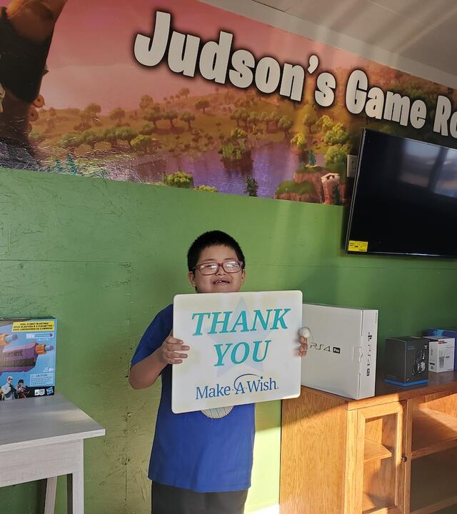 Wish kid Judson