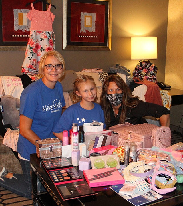 Amelia with wish granters