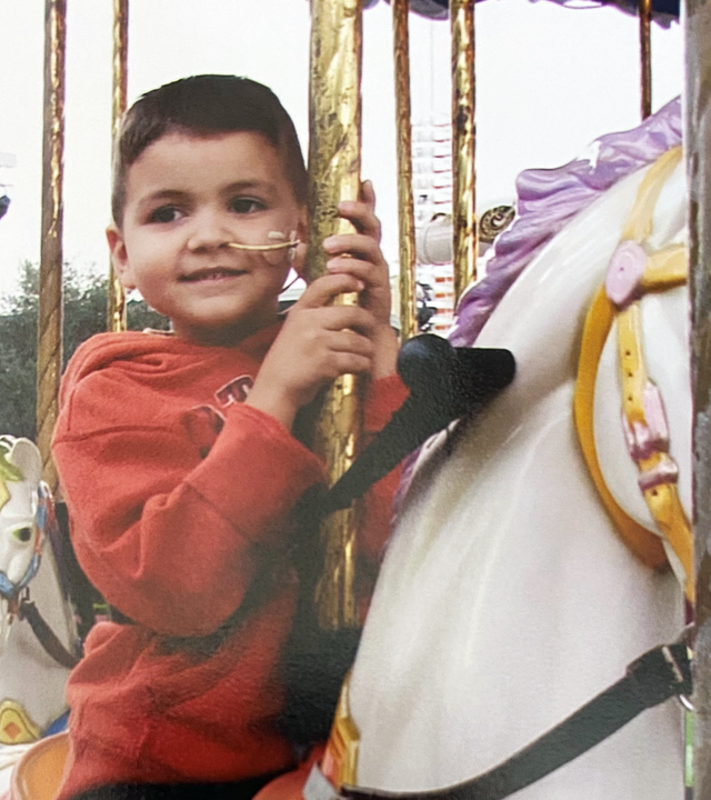 Ethan at his favorite theme park