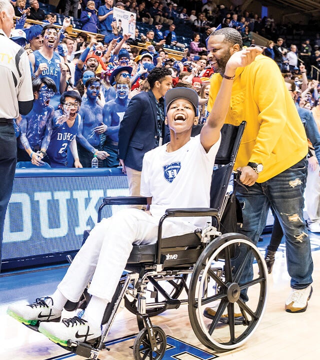Antonio's wish to go to a Duke University Basketball Game