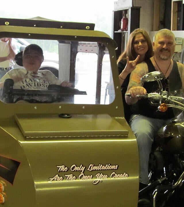 Nicolas' wish for a sidecar