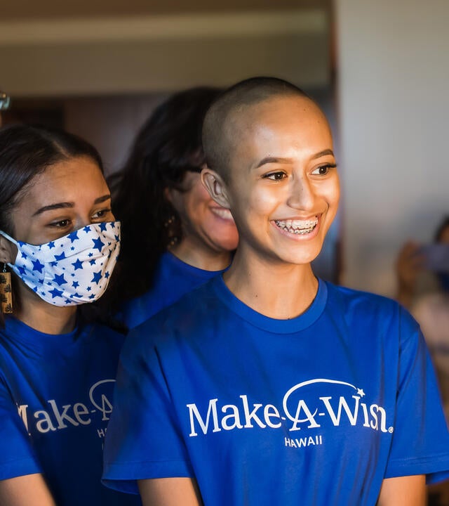 Pua's wish day with family