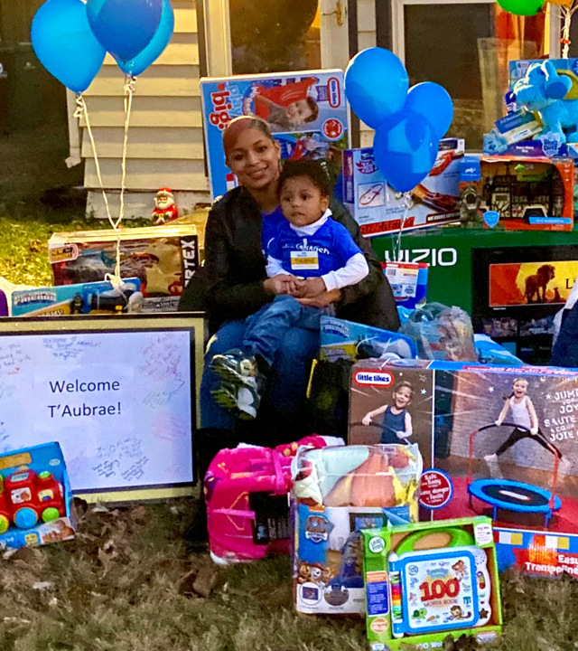 T'Aubrae and his family enjoyed an incredible day
