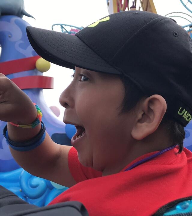 Lincoln on a ride