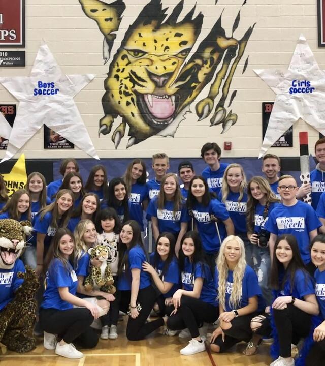 Boulder Creek's Wish Week assembly in 2020 was the last in-person event their school had before the pandemic.
