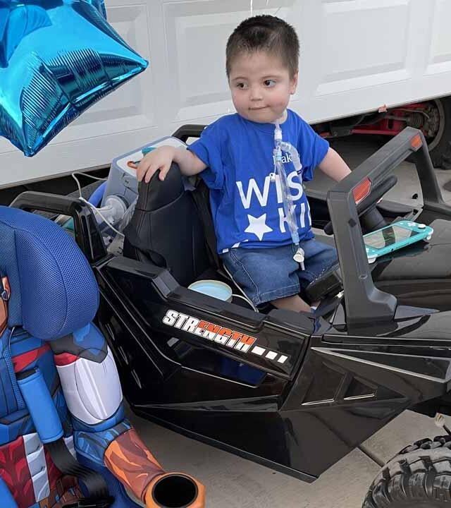 Damian in his wish to have an electric car.