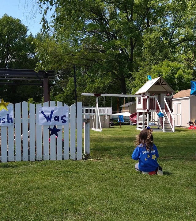 Delaney's wish for a playset