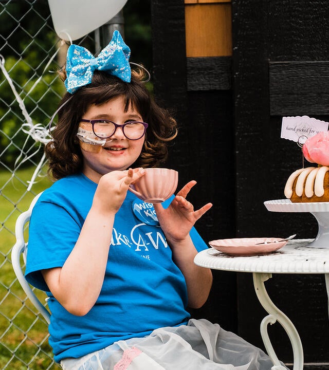 Abby's Tea Party Playhouse Wish