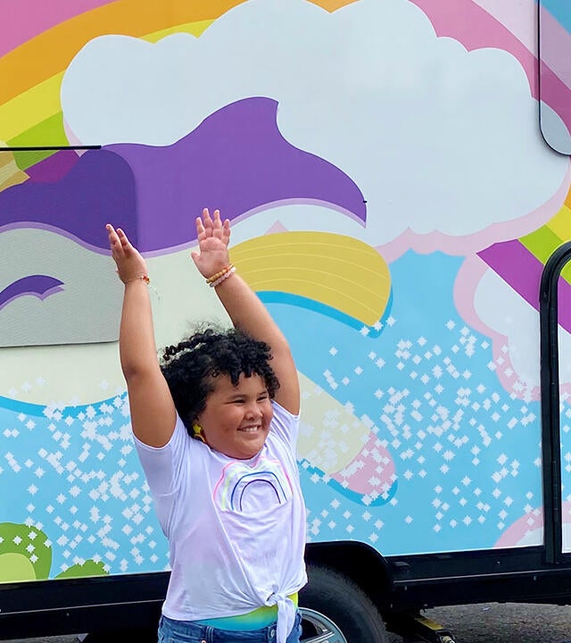 Violet's wish to have a unicorn camper
