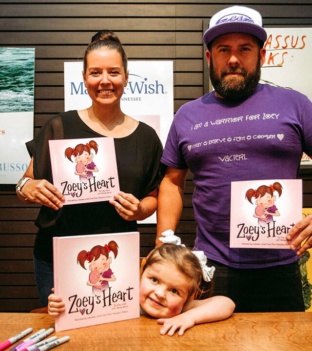 Wish Kid Zoey and Family