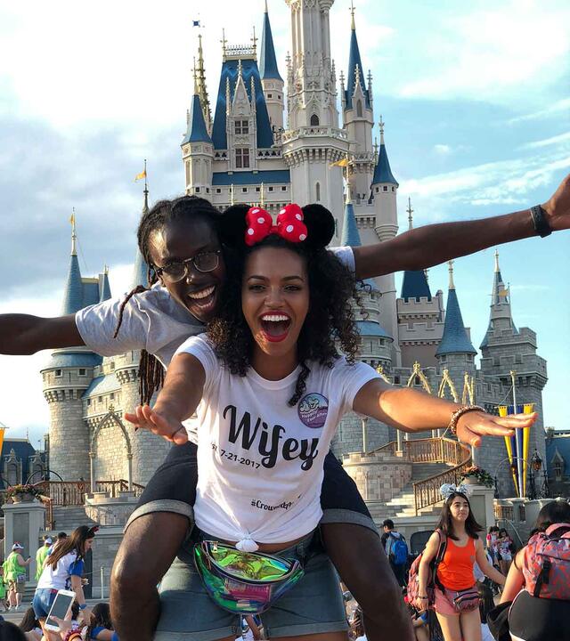 Justus and Taylor at Disney