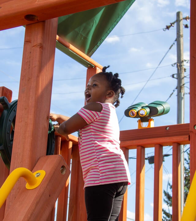 Joy on playset