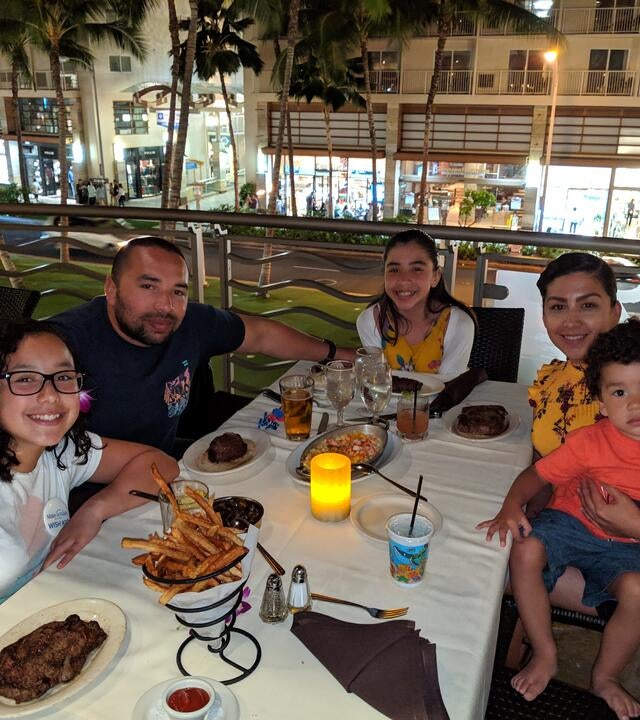 Ciara and her family