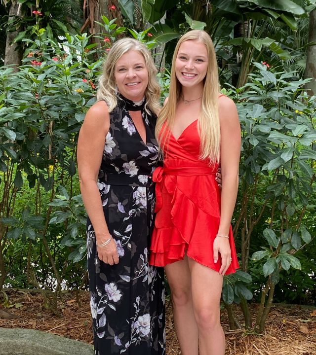 Kim and daughter