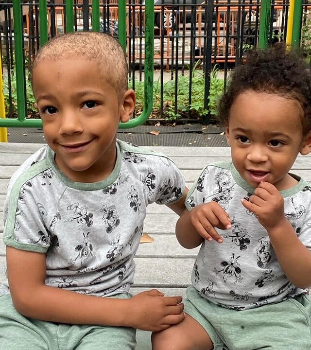 Miles and brother